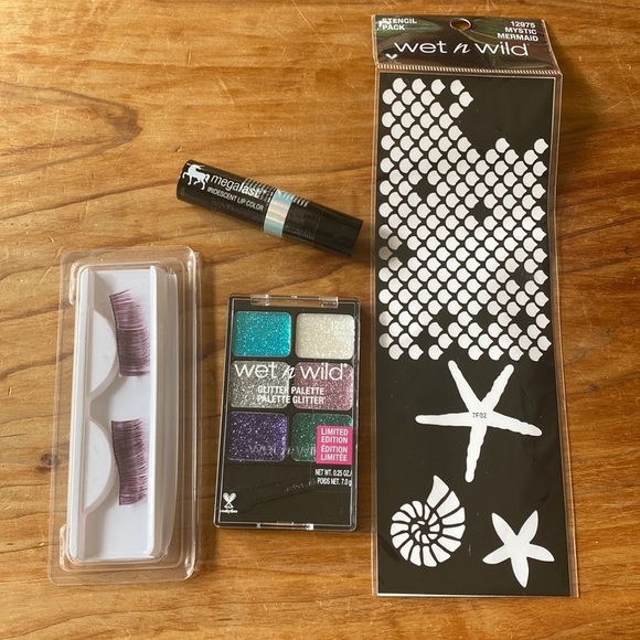 New 👻 Halloween - Mermaid Makeup Bundle - Picture 1 of 12